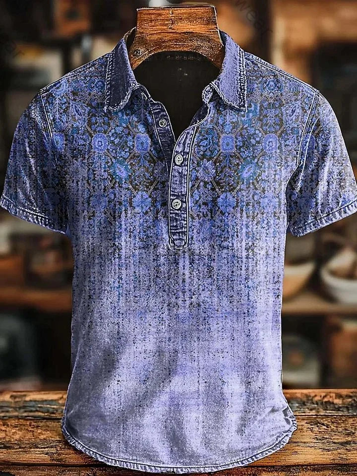 Men's Retro Polo Shirt