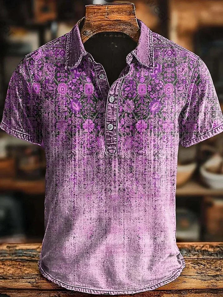 Men's Retro Polo Shirt