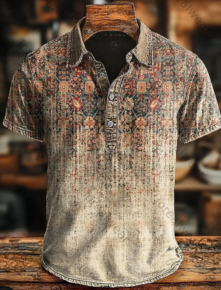 Men's Retro Polo Shirt