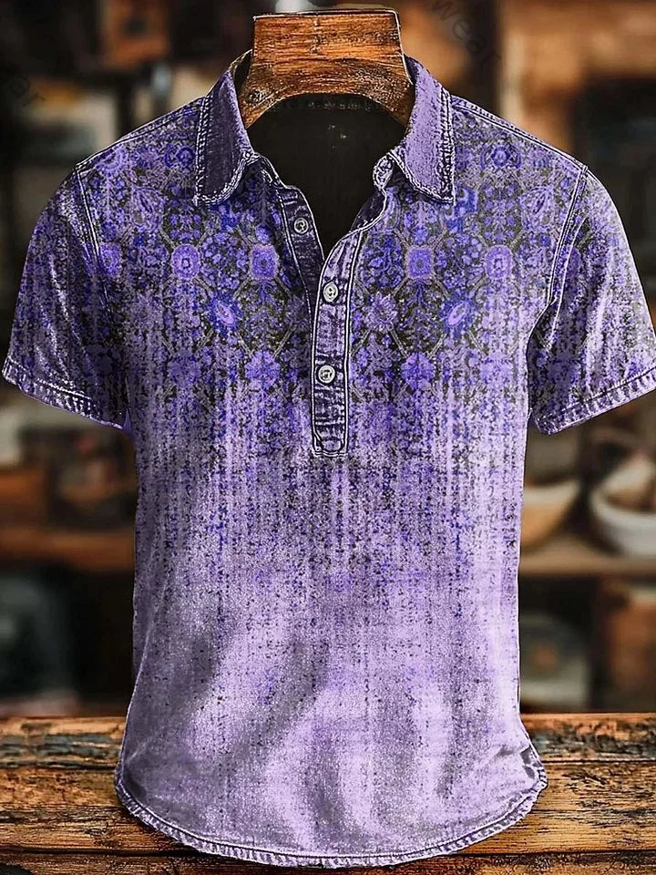 Men's Retro Polo Shirt