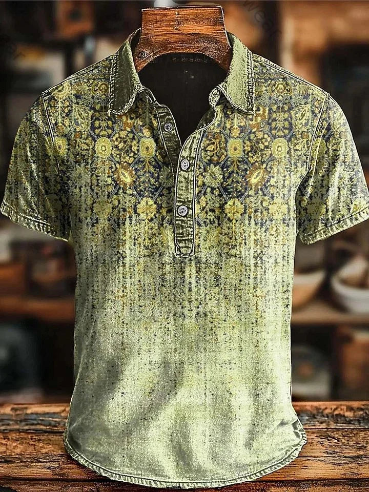 Men's Retro Polo Shirt