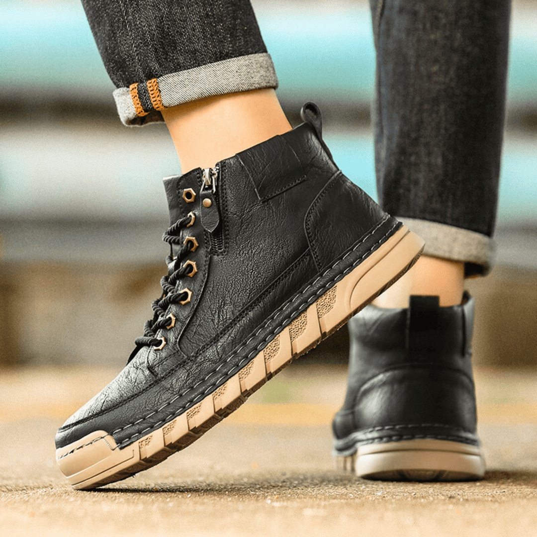 Men'S Leather Boots