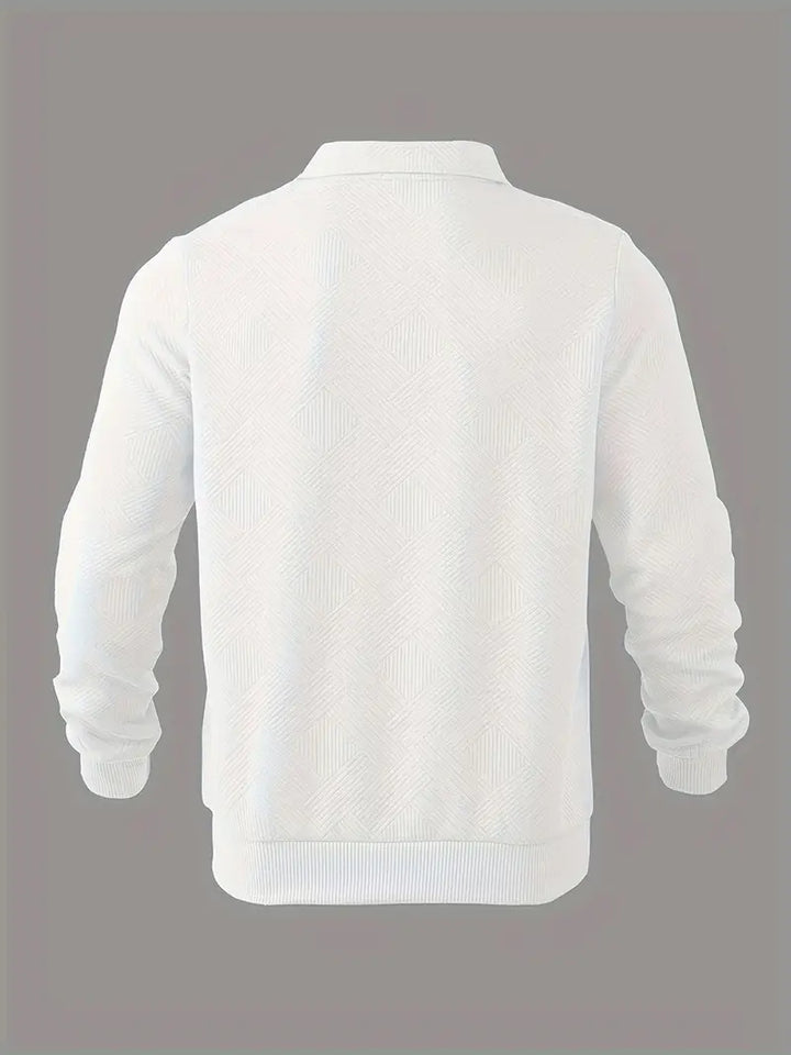Men's Geometric Knit PUllover