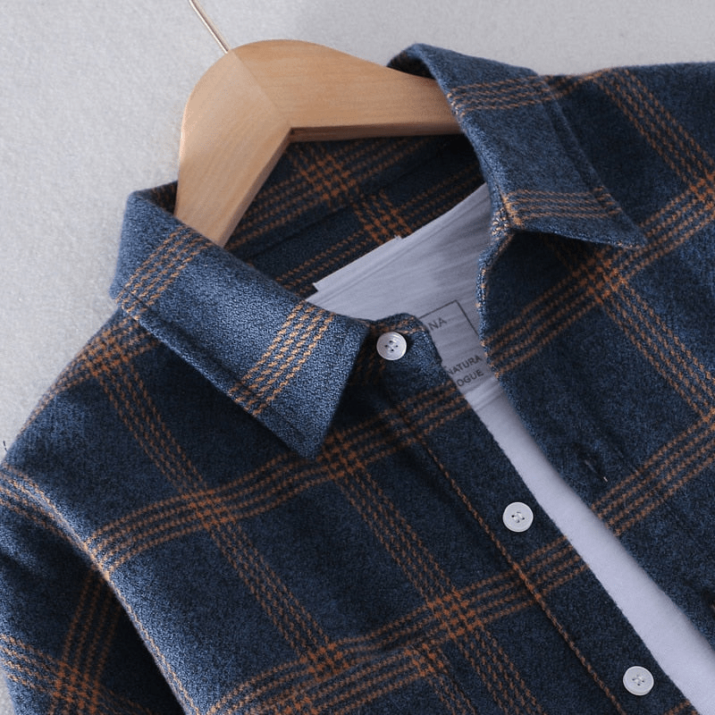 Men's Checkered Button Shirt