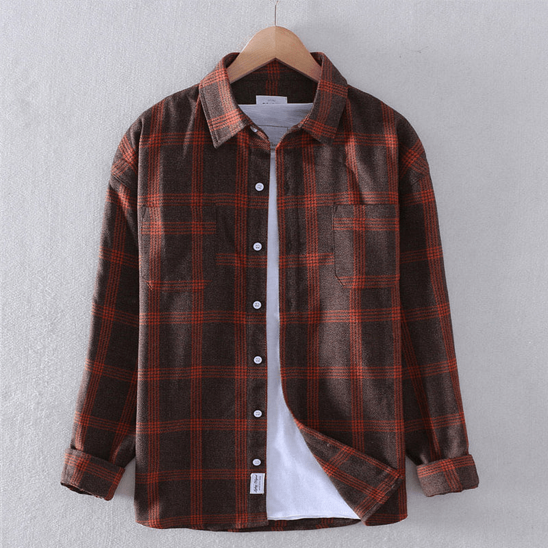 Men's Checkered Button Shirt