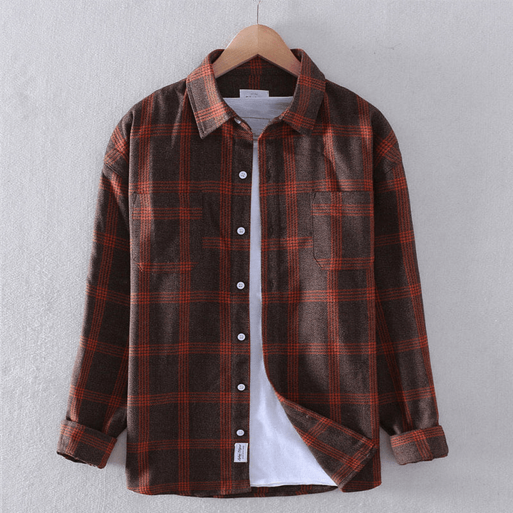 Men's Checkered Button Shirt