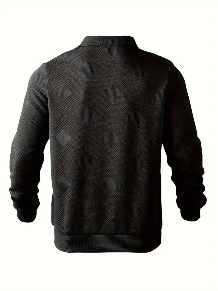 Men's Geometric Knit PUllover